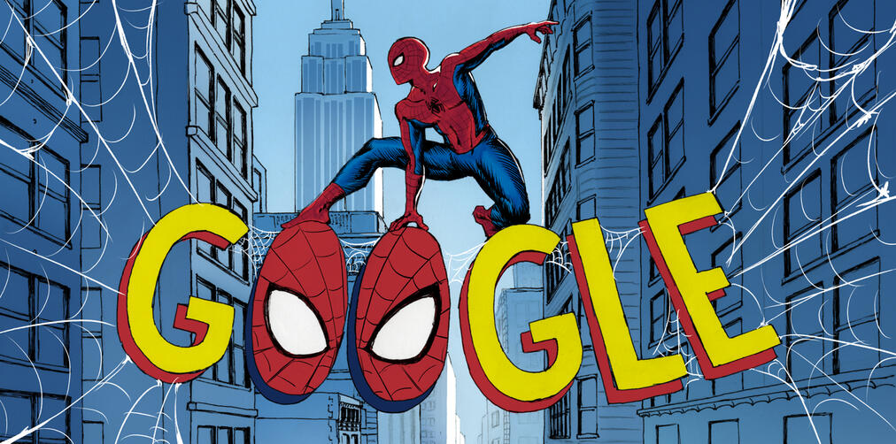 Spiderman Google Doodle